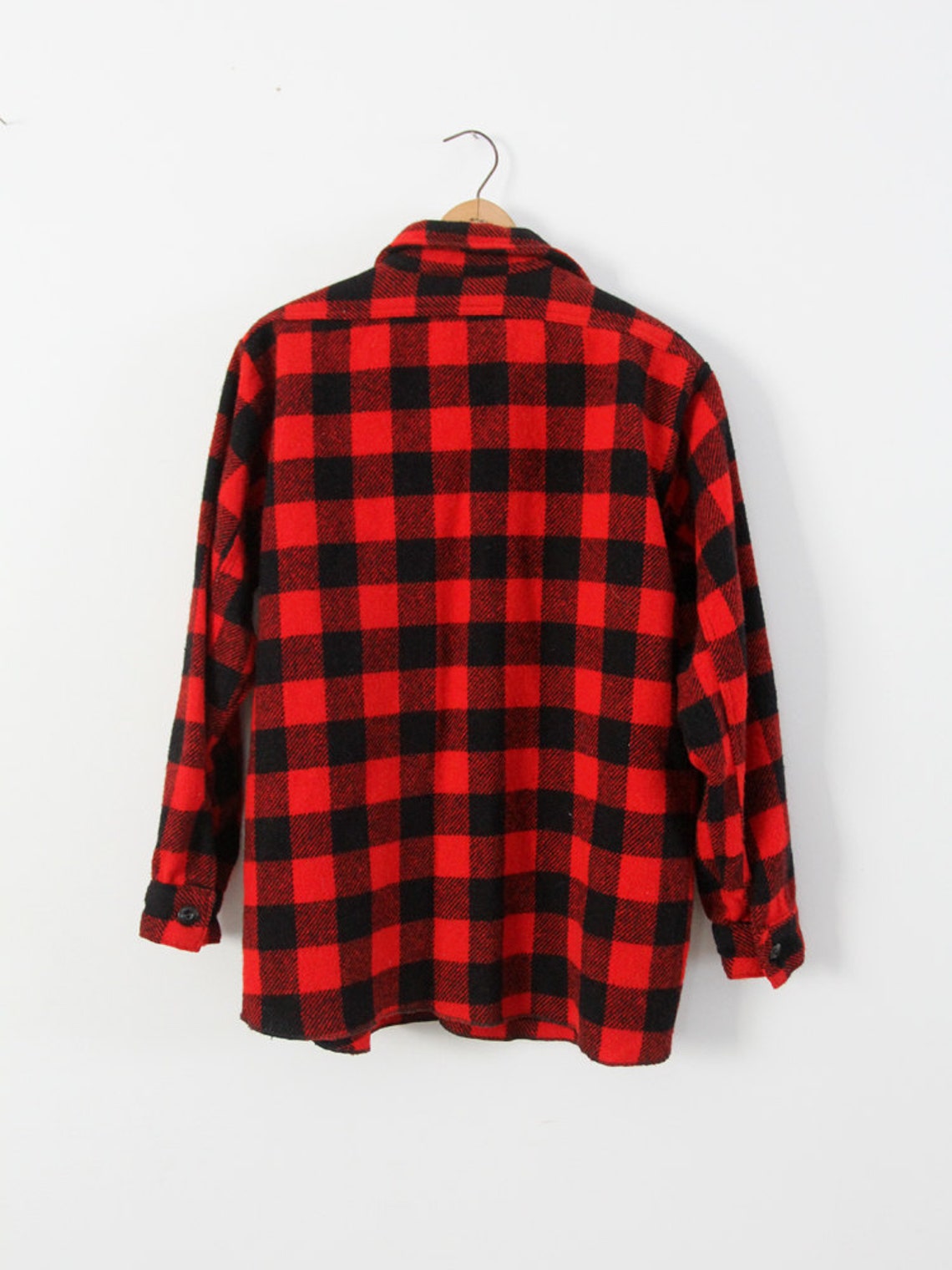 Vintage Buffalo Plaid Shirt Jacket 1960s Frostproof Men's - Etsy