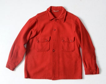 vintage Boy Scout men's wool shirt jacket