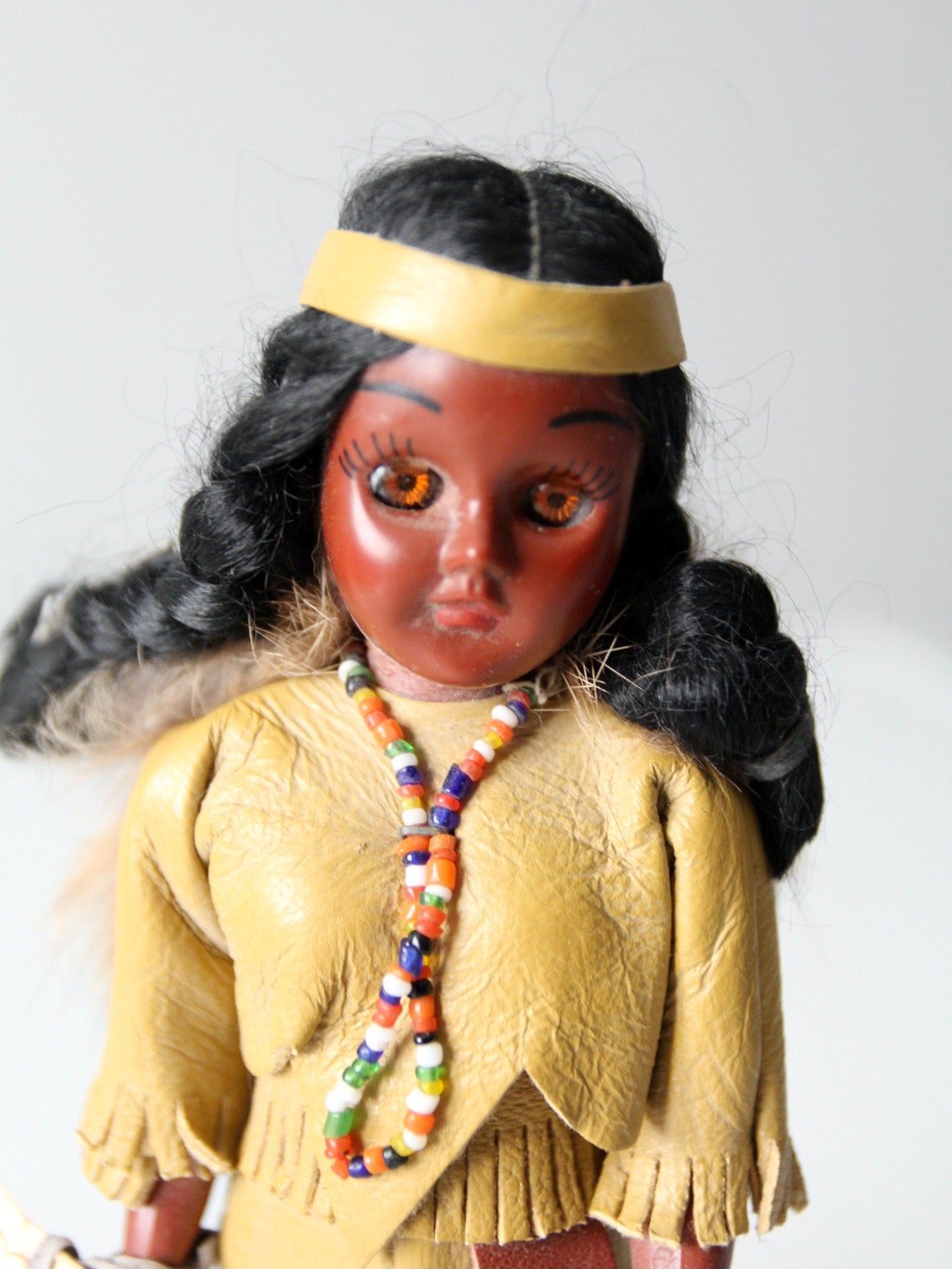 Vintage Carlson Doll Blackfoot Chief Native American Indian Doll Etsy