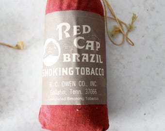 rc owen tobacco Vintage Collection of Smoking Tobacco Cloth Pouches