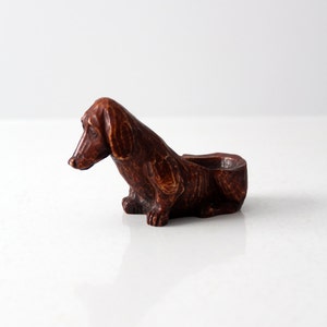 Suporte para cachimbo Comoy da década de 1950, suporte para cachimbo para cão de caça