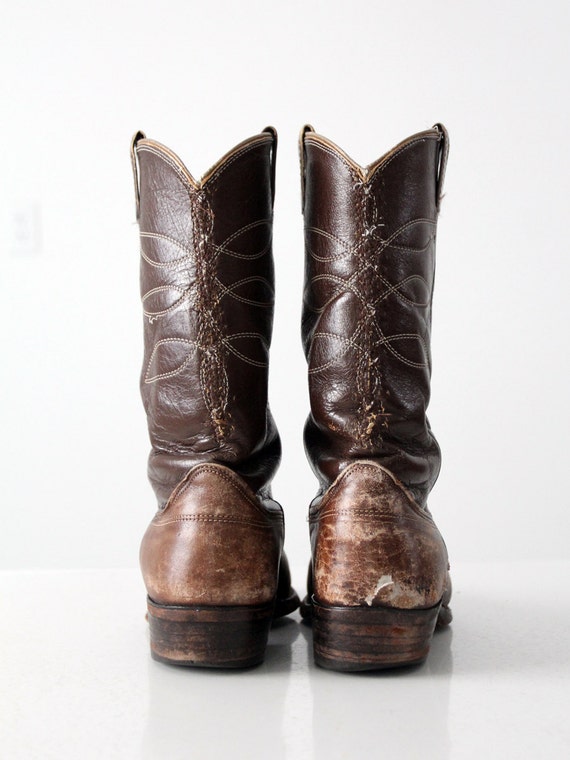 vintage Nocona cowboy boots, men's boots size 8.5… - image 3