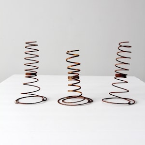 vintage metal springs set of 3