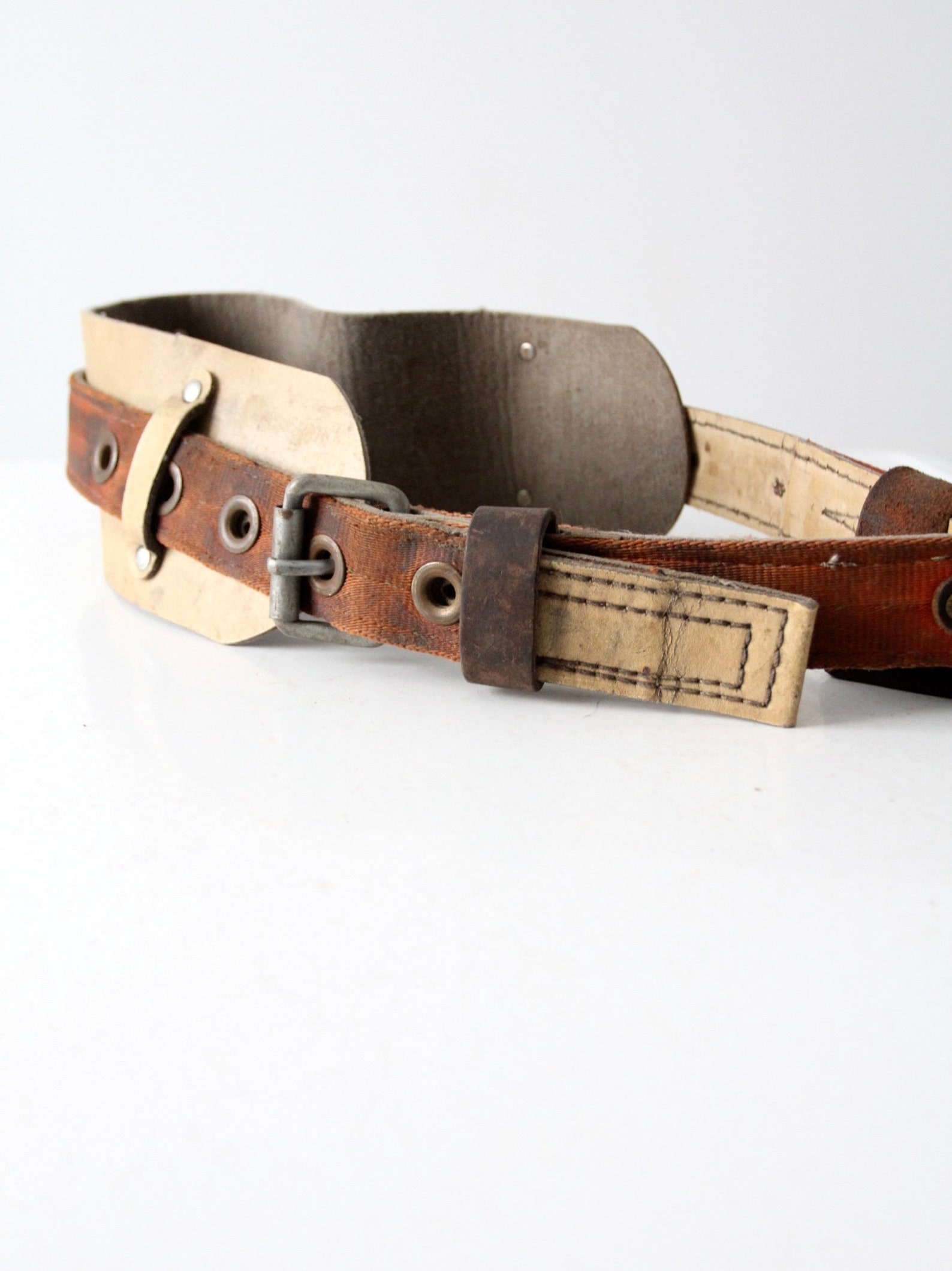 Klein Tools Lineman Belt Circa 1980 Canvas and Leather Etsy