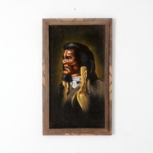 Velvet Painting Native Americans - Etsy