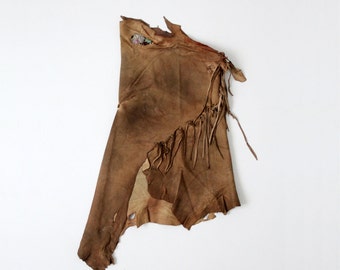 vintage Native American style top,  buckskin Indian clothing