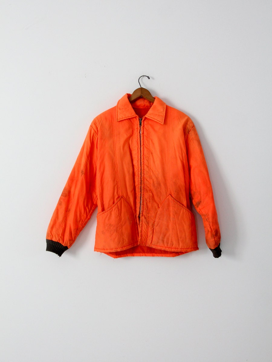 Vintage Hunting Jacket Orange Nylon 