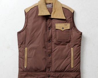 vintage 70s ski vest