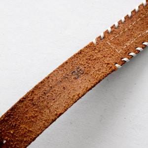 vintage 50s beaded leather belt image 6