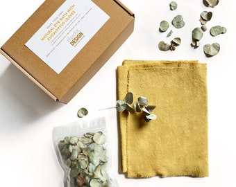 MAKE-YOUR-OWN, Natural Dyed Bath with Eucalyptus Leaves