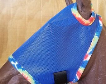 Custom Horse Fly Mask - Size Medium - Royal Mesh with #408 Trim