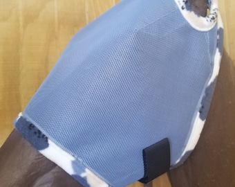 Máscara de mosca de caballo personalizada - Tamaño mediano - Copen Mesh # 477 trim