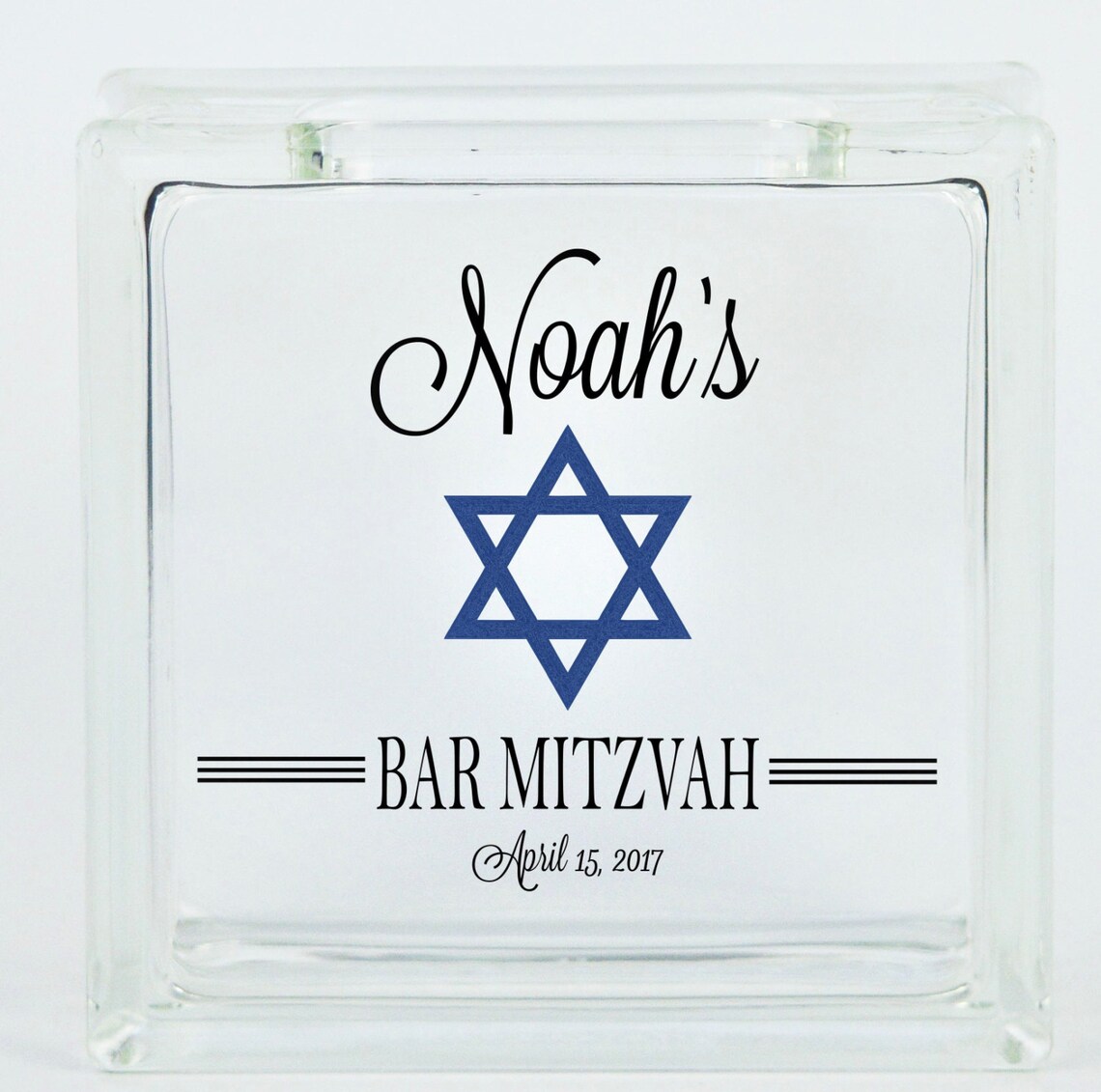 Bar Mitzvah Gift and Card Jar Bat Mitzvah Decor