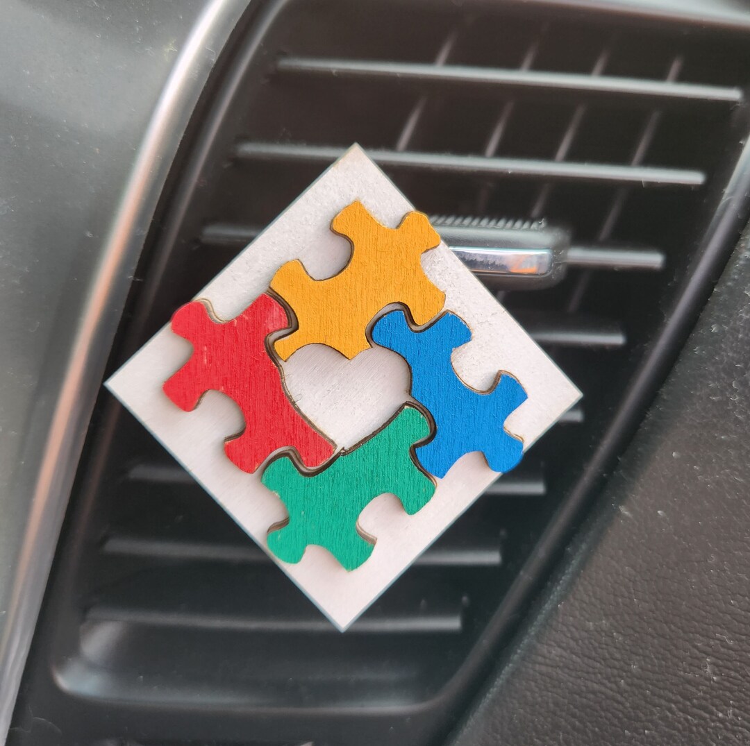 Autism Awareness Gift, Vent Clip Air Freshener Diffuser for Car