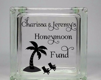 Unique Bridal Shower Gift - Engagement Gift - Honeymoon Savings Bank - Wedding Money Dance Collection Jar - Personalized Bridal Shower Gift