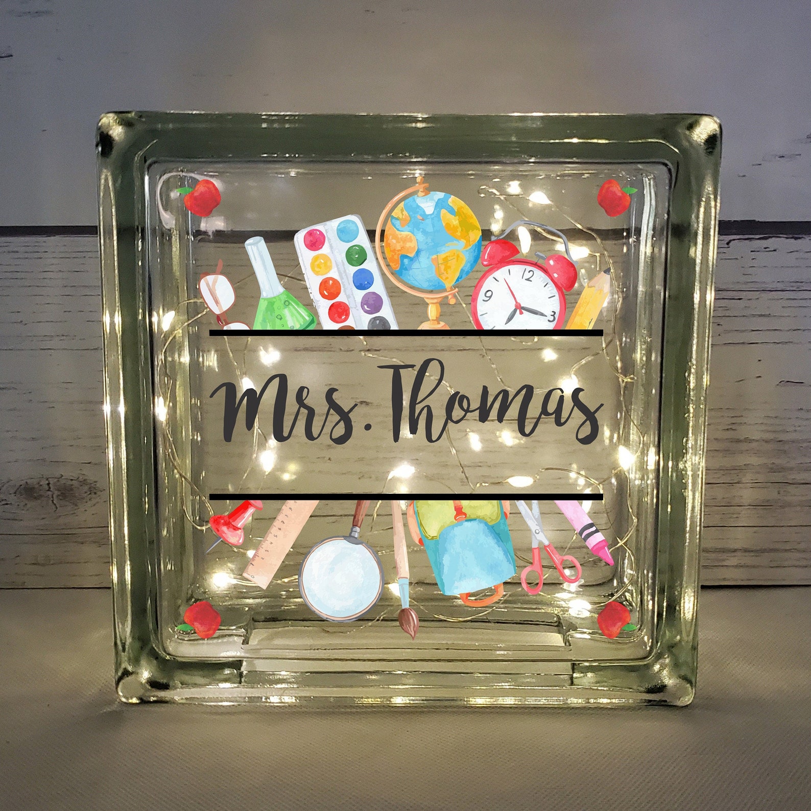 Unique Personalized Gift for Teacher, Appreciation Gift, Light up Glass — free download