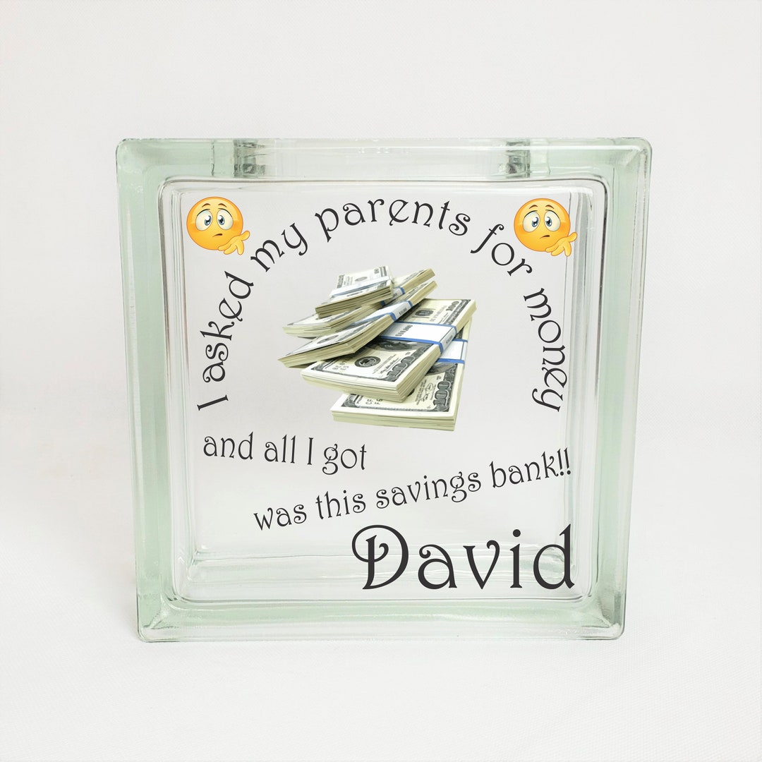 Funny Personalized Gift for Teens Savings Bank Personalized Etsy