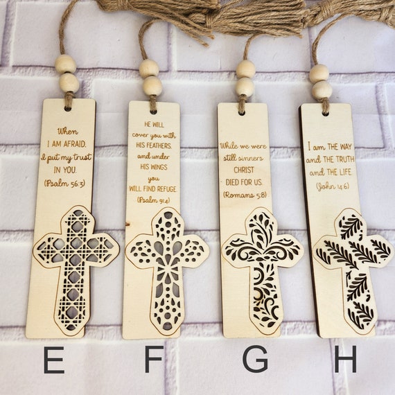 Bookmark - Jesus Fish - Birch wood Bookmark - Jesus Fish - Birch wood
