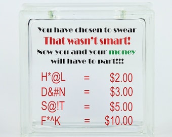 family swear jar savings bank customizable cuss jar etsy