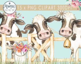 Download Cow Clipart Etsy