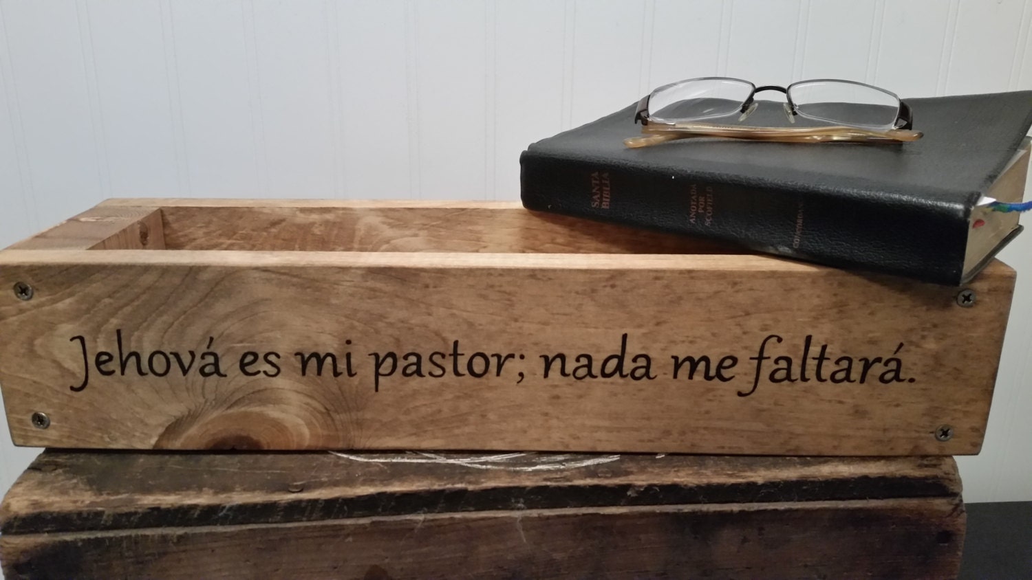 5 x 5 Meadow PMC Mini-Album, Salmo 23 (23rd Psalm, Spanish)