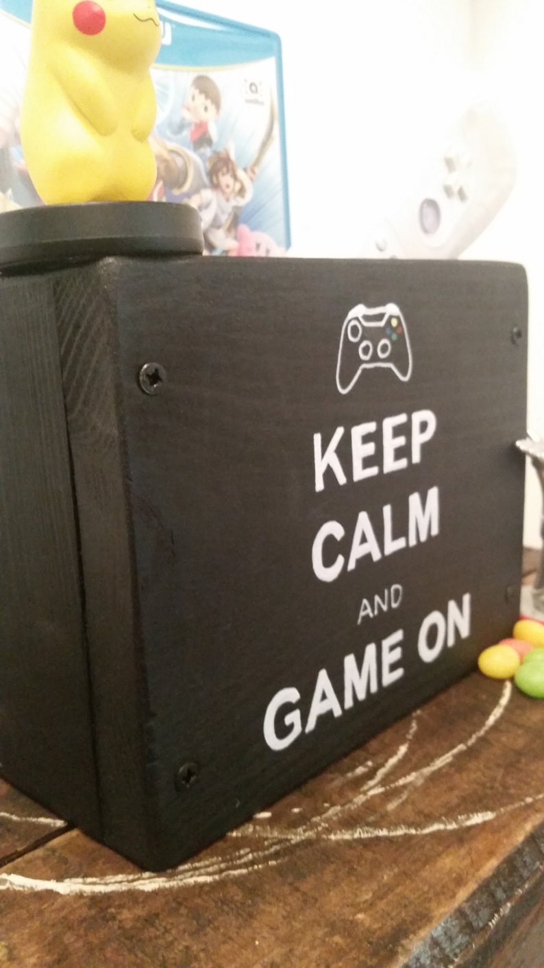 Xbox Remote box Playstation game storage Wii Amiibo holder Etsy