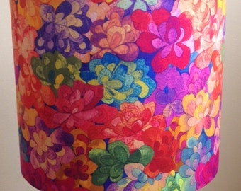 Vibrant Liberty Multicoloured Flower Print Lampshade