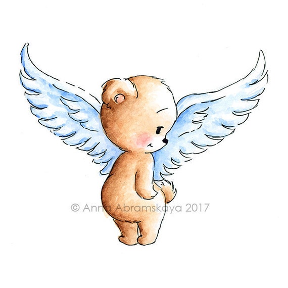 teddy bear with wings