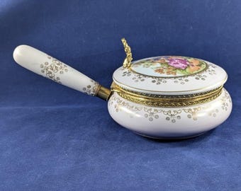 Vintage Lefton #6952 Porcelain Silent Butler Crumb Catcher