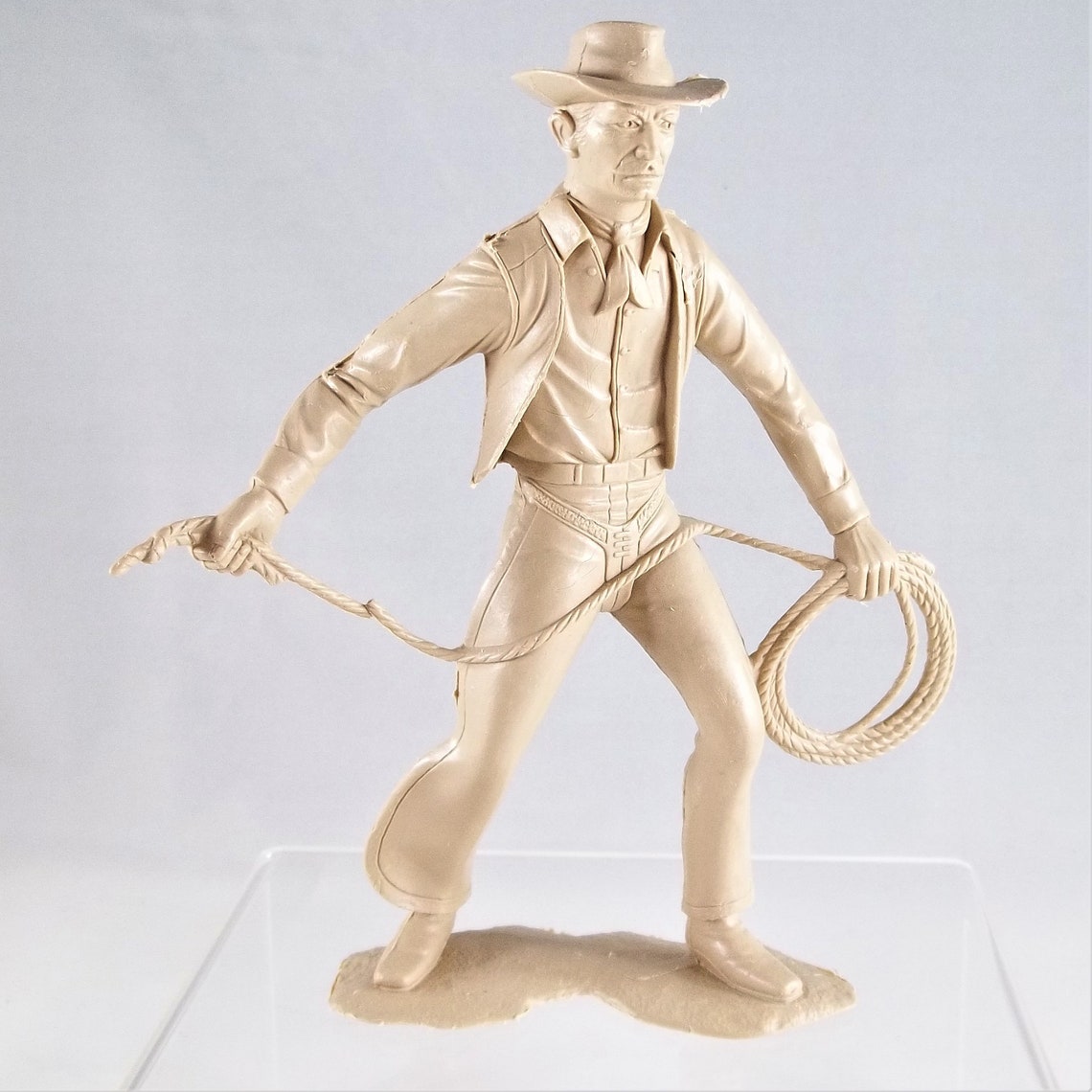 1964 Louis Marx Toys 3 Rifleman Cowboy Toy Figures Etsy