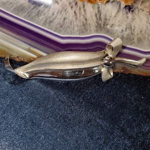 Sterling Silver Feather Brooch