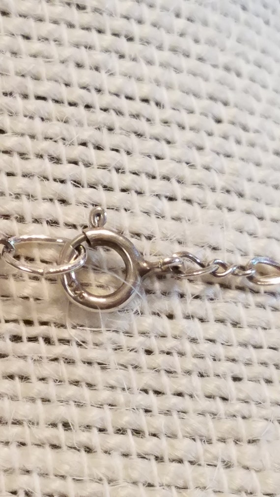 Infinity Sterling Silver Chain with Black Pearls - image 6