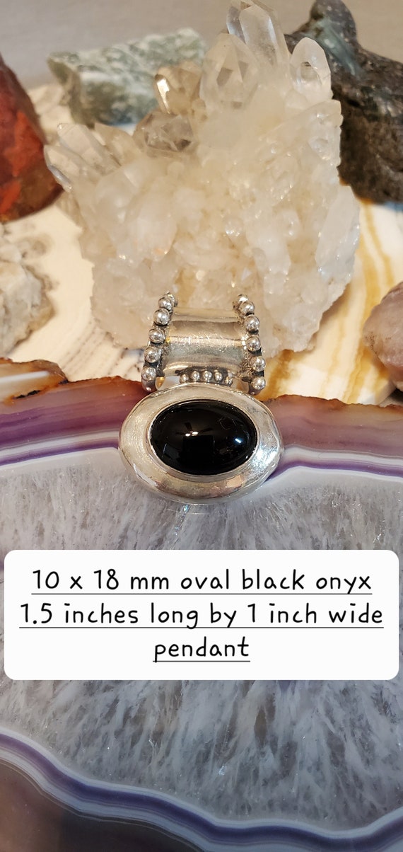 Black Onyx Pendant