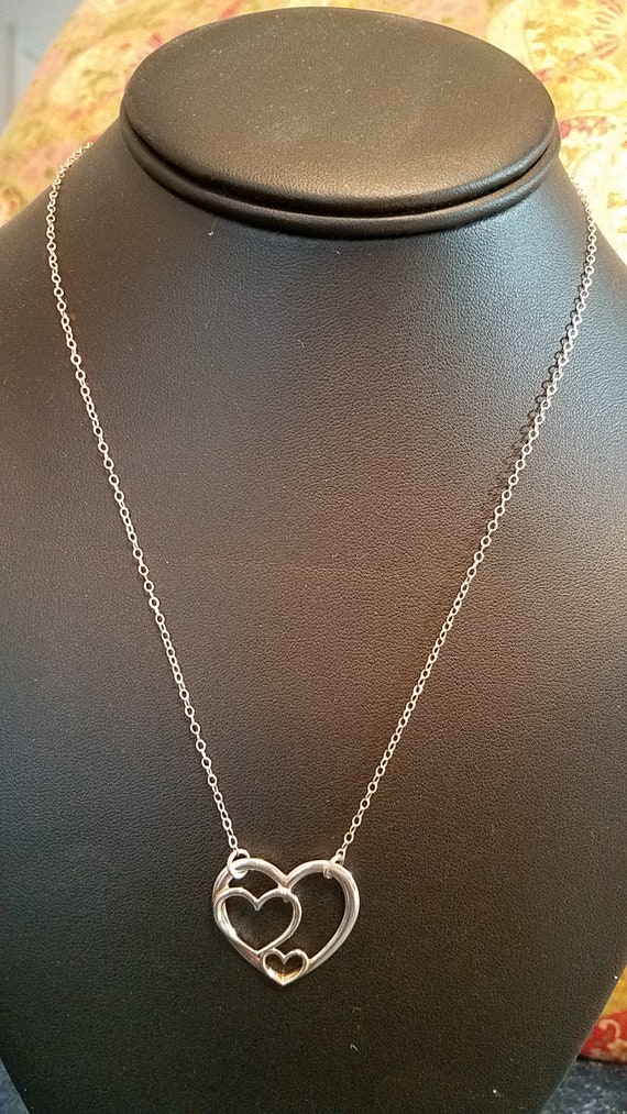 3 Hearts in 1 Necklace