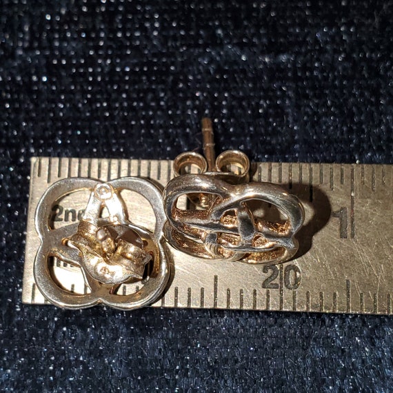 Celtic Circles Post/Stud Earrings - image 4