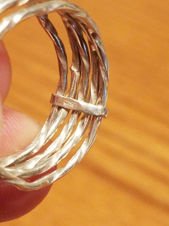 Hammered Sterling Silver Ring - image 6