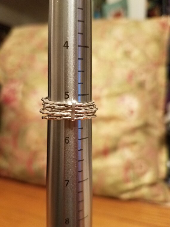 Hammered Sterling Silver Ring - image 2