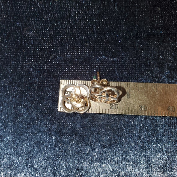 Celtic Circles Post/Stud Earrings - image 3