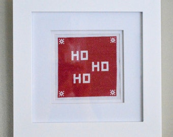 Ho Ho Ho Cross-stitch PATTERN ONLY