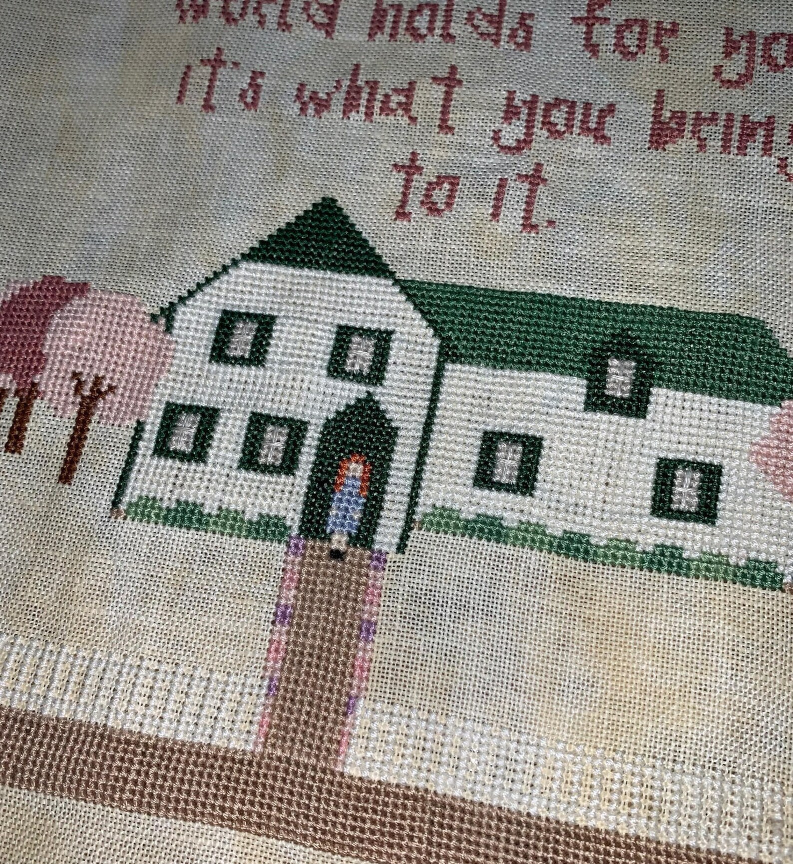 Anne of Green Gables House and Quote Crossstitch PATTERN ONLY Etsy