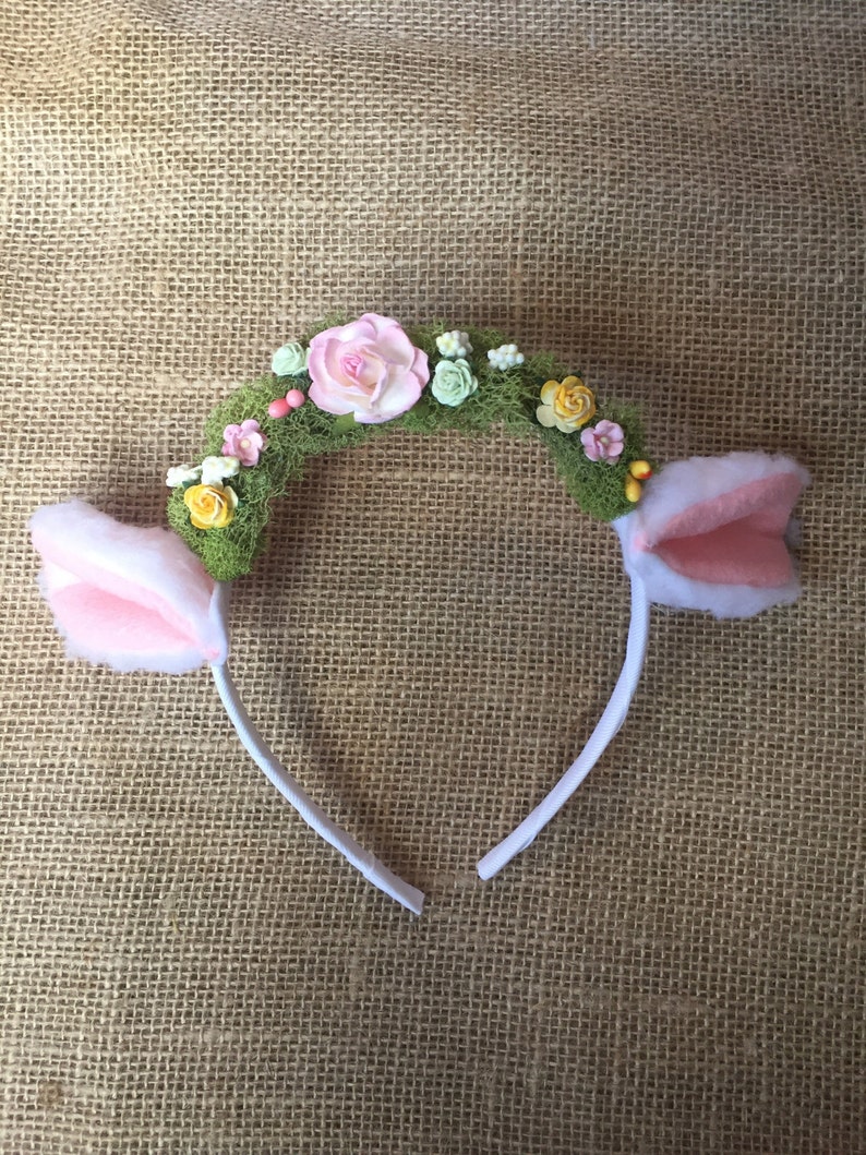 Lamb/sheep Ear Woodland Headband Lamb Ears Headband Easter Etsy