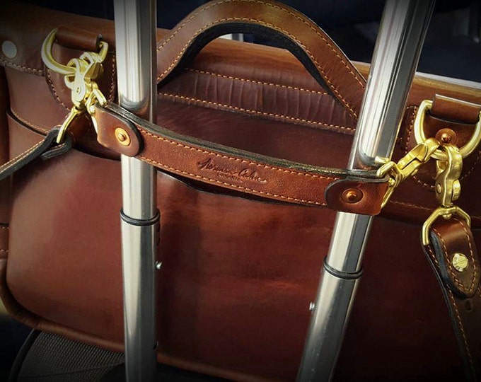 Quikstrap Compact Luggage Strap for Rolling Luggage Soho Horween