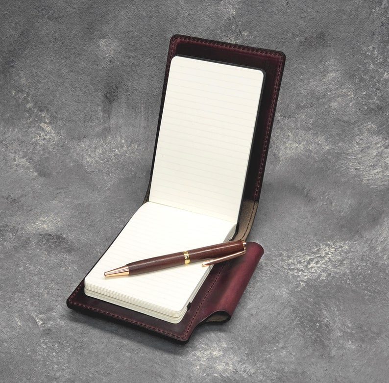 Calibre Moleskine Reporter Leather Flip Note Pad Cover with Etsy