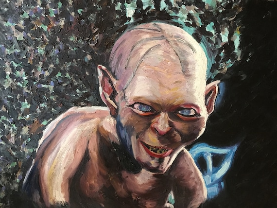 Wall Art Print The Lord of the Rings - Gollum, Gifts & Merchandise