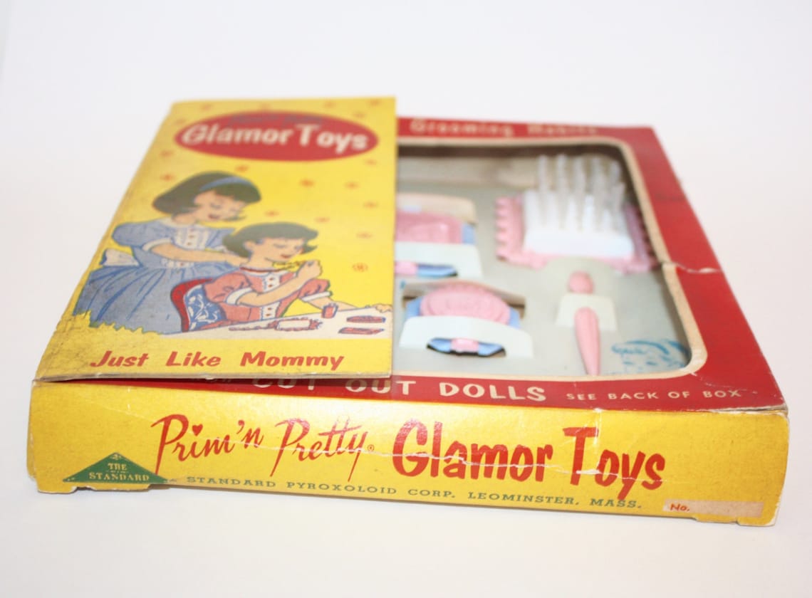 Plastic Toy Vanity Set Vintage 1950s Prim 'n Pretty Etsy