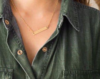 NSFW, mature adult 40th birthday gift for her: rose gold, dainty, personalize fuck necklace