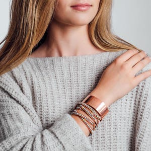 Proverbs 31:25 Copper Cuff Bracelet - Christian Scripture Jewelry, Inspirational Gift image 5