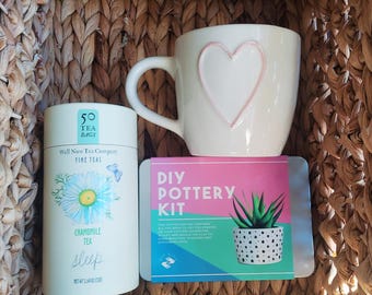 Art & Tea Care Package – Personalized Gift Box for Mom