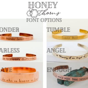Proverbs 31:25 Copper Cuff Bracelet - Christian Scripture Jewelry, Inspirational Gift image 7