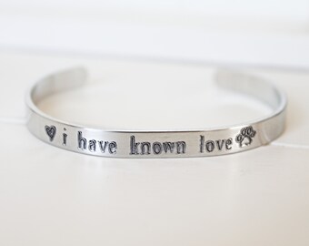 personalized copper pet memorial keepsake bracelet: sympathy gift for the loss of a dog or cat